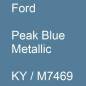 Preview: Ford, Peak Blue Metallic, KY / M7469.